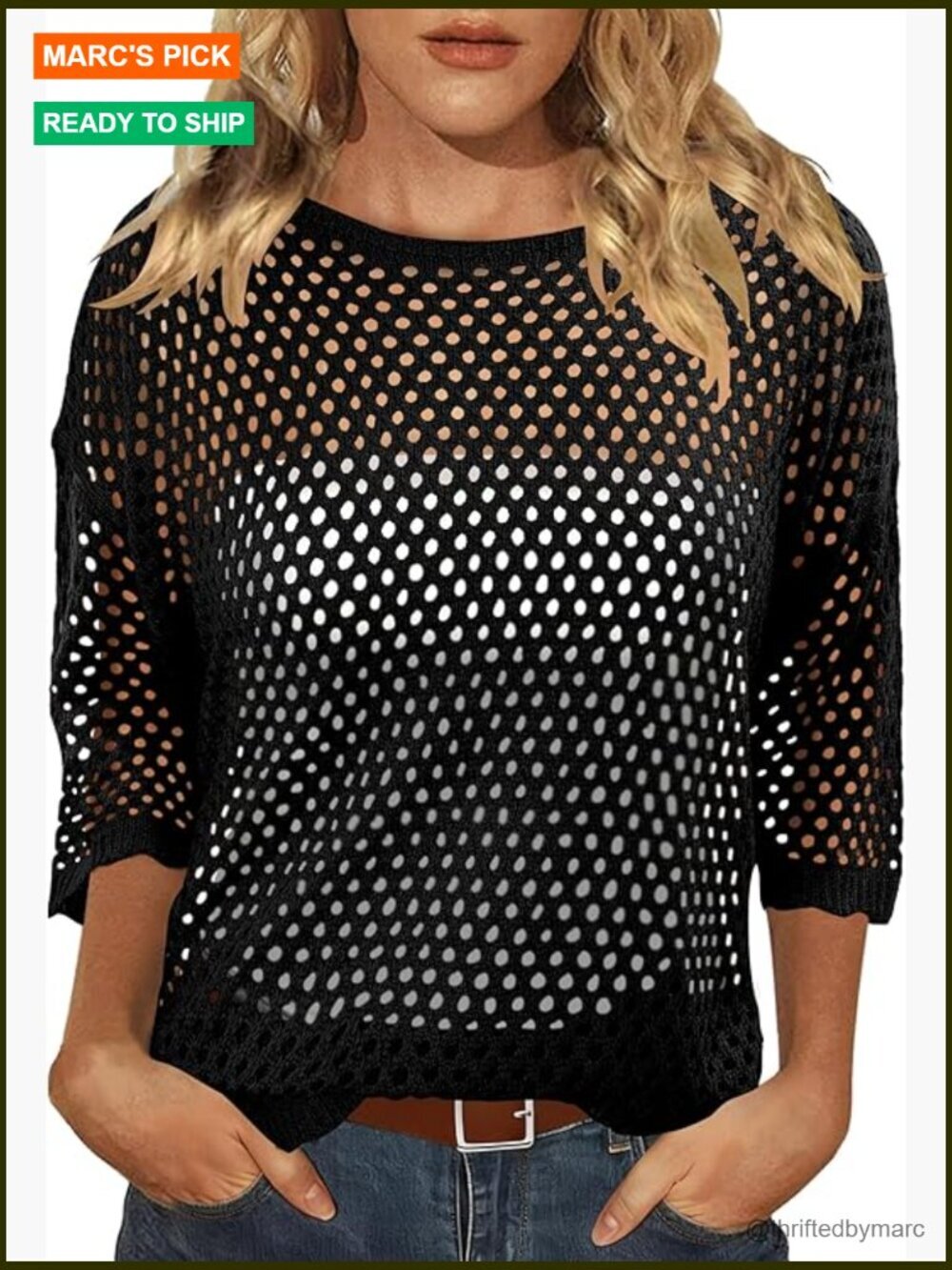 Women Crochet Hollow Out Top Beach Summer Swim Cover Up Trendy Knit